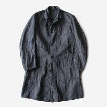Load image into Gallery viewer, 1950's "SAVO" FRENCH BLACK COVERT WORK COAT (MEDIUM)