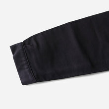 Load image into Gallery viewer, 1950's "LE MONT SAINT MICHEL" BLACK MOLE SKIN WORK JACKET (LARGE) MINT CONDITION