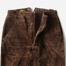 Load image into Gallery viewer, ~ 1940's "LE MONT ST MICHEL" CORDUROY WORK TROUSER (W35-W33)