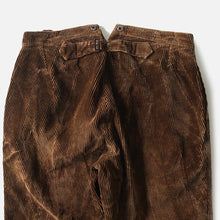 Load image into Gallery viewer, ~ 1940's "LE MONT ST MICHEL" CORDUROY WORK TROUSER (W35-W33)