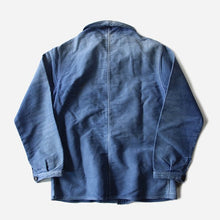 Load image into Gallery viewer, 1940's "LE MONT ST MICHEL" MOLESKIN WORK JACKET WITH DIAMOND POCKET (MEDIUM)