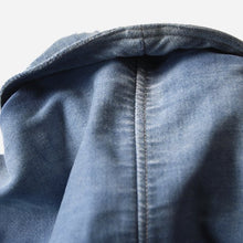 Load image into Gallery viewer, 1940's "LE MONT ST MICHEL" MOLESKIN WORK JACKET WITH DIAMOND POCKET (MEDIUM)