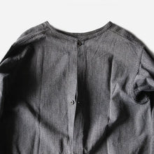 画像をギャラリービューアに読み込む, 1930's H.B.T COVERT FRENCH WORK COAT (LARGE)