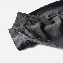 画像をギャラリービューアに読み込む, 1930's H.B.T COVERT FRENCH WORK COAT (LARGE)