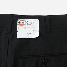 Load image into Gallery viewer, NOS 1960's "HUBBARD" TAPARED SLACKS BLACK (W33)