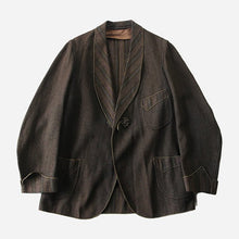 Load image into Gallery viewer, 1930's WOOL SMOKING JACKET (MEDIUM)