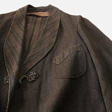 Load image into Gallery viewer, 1930's WOOL SMOKING JACKET (MEDIUM)