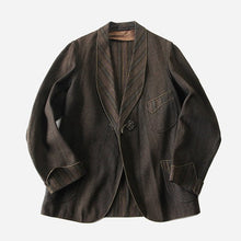 Load image into Gallery viewer, 1930's WOOL SMOKING JACKET (MEDIUM)