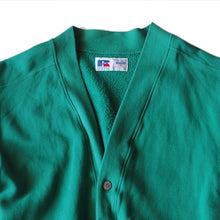 画像をギャラリービューアに読み込む, 1980's "RUSSELL ATHLETIC" SWEAT CARDIGAN (LARGE)