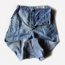 Load image into Gallery viewer, 1950's FRENCH WORK PATCHWORK MOLESKIN TROUSER (W32)