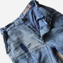 Load image into Gallery viewer, 1950's FRENCH WORK PATCHWORK MOLESKIN TROUSER (W32)