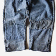 Load image into Gallery viewer, 1950's FRENCH WORK PATCHWORK MOLESKIN TROUSER (W32)