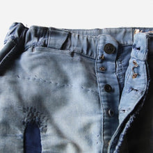 Load image into Gallery viewer, 1950's FRENCH WORK PATCHWORK MOLESKIN TROUSER (W32)