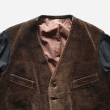 Load image into Gallery viewer, 1930's FRENCH WORK CORDUROY WAISTCOAT GOOD CONDITION