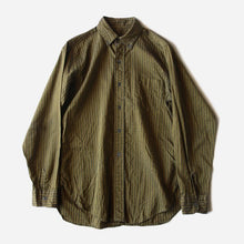 Load image into Gallery viewer, 1960's COTTON STRIPE BDSHIRT (MEDIUM)