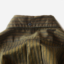 Load image into Gallery viewer, 1960's COTTON STRIPE BDSHIRT (MEDIUM)