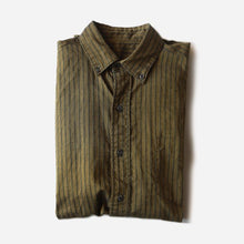 Load image into Gallery viewer, 1960's COTTON STRIPE BDSHIRT (MEDIUM)