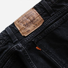Load image into Gallery viewer, 1990's "LEVI'S" 550 BLACK DENIM PANTS (W34) MADE IN USA