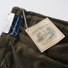 Load image into Gallery viewer, NOS "POLO COUNTRY" CORDUROY SLACKS (W36)