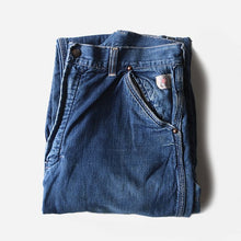 Load image into Gallery viewer, 1950's ~ "STRONG RELIABLE" DENIM PAINTER PANTS (W33)