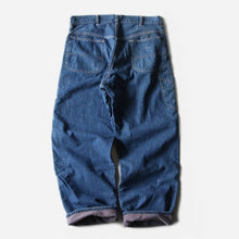 Load image into Gallery viewer, 1950's ~ "STRONG RELIABLE" DENIM PAINTER PANTS (W33)