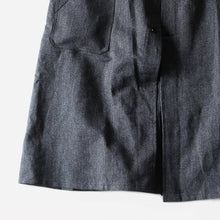Load image into Gallery viewer, NOS 1950's FRENCH BLACK COVERT WORK COAT (X-LARGE)