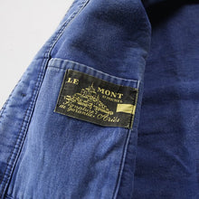 Load image into Gallery viewer, 1950's "LE MONT ST MICHEL" FADED MOLESKIN WORK JACKET (LARGE)
