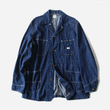 Load image into Gallery viewer, 1960's LEE 91-J JELT DENIM CHORE JACKET (LARGE) MINT CONDITION