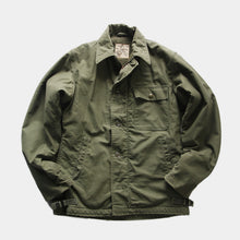 Load image into Gallery viewer, 1970's "U.S.N" A-2 DECK JACKET WITH BACK STENCIL (SMALL 34-36)