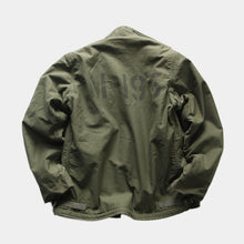 Load image into Gallery viewer, 1970's "U.S.N" A-2 DECK JACKET WITH BACK STENCIL (SMALL 34-36)