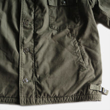 Load image into Gallery viewer, 1980's "U.S.N" A-2 DECK JACKET WITH STENCIL (LARGE)