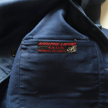 Load image into Gallery viewer, N.O.S 1940's "ADOLPHE LAFONT" BLUE MOLESKIN WORK JACKET (MEDIUM)