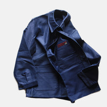 Load image into Gallery viewer, N.O.S 1940's "ADOLPHE LAFONT" BLUE MOLESKIN WORK JACKET (MEDIUM)