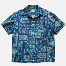 Load image into Gallery viewer, 1960's COTTON HAWAIIAN SHIRT (LARGE)