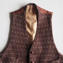 Load image into Gallery viewer, ANTIQUE WOOL SUIT VEST (MEDIUM)