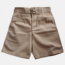 Load image into Gallery viewer, 1940's "BRITISH MILITARY" GHURKA CHINO SHORTS (W31)