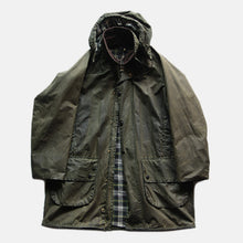 画像をギャラリービューアに読み込む, 1990's "BARBOUR" GAMEFAIR WITH ORIGINAL HOODED (40 LARGE)