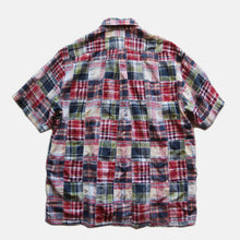 Load image into Gallery viewer, "BROOKS BROTHERS" MADRAS PATCHWORK S/S SHIRT (LARGE)