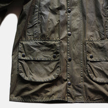 画像をギャラリービューアに読み込む, 1990's "BARBOUR" GAMEFAIR WITH ORIGINAL HOODED (40 LARGE)