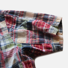 Load image into Gallery viewer, "BROOKS BROTHERS" MADRAS PATCHWORK S/S SHIRT (LARGE)