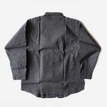 Load image into Gallery viewer, N.O.S ~1950's "RED RAM" BLACK CHAMBRAY WORK SHIRT (MEDIUM)