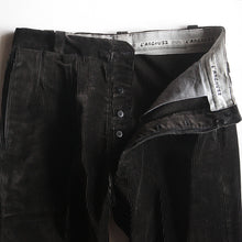 Load image into Gallery viewer, 1950's FRENCH CORDUROY WORK SLACKS (W35 L28) DARK BROWN