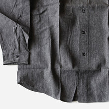 Load image into Gallery viewer, N.O.S ~1950's "RED RAM" BLACK CHAMBRAY WORK SHIRT (MEDIUM)