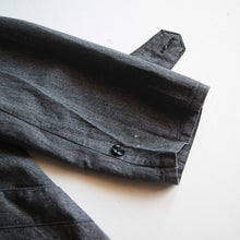 Load image into Gallery viewer, 1950's FRENCH WORK BLACK CHAMBRAY COAT (LARGE) MINT CONDITION
