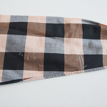 Load image into Gallery viewer, 1960's BLOCK CHECK COTTON BOX SHIRT (MEDIUM)