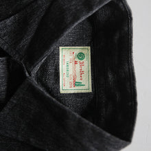 Load image into Gallery viewer, MADE IN USA N.O.S 1950's "5 BROTHER" BLACK CHAMBRAY WORK SHIRT (MEDIUM)