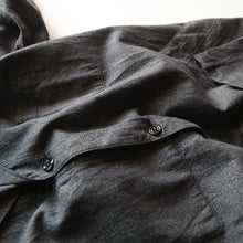 Load image into Gallery viewer, 1950's French Work Black Chambray Coat (Large)