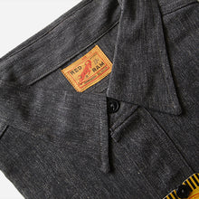 Load image into Gallery viewer, N.O.S ~1950's "RED RAM" BLACK CHAMBRAY WORK SHIRT (MEDIUM)