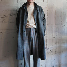 Load image into Gallery viewer, 1950's French Work Black Chambray Coat (Large)