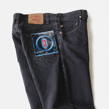 Load image into Gallery viewer, N.O.S 1990's "LEVI'S" 550 BLACK DENIM PANTS (W34) MADE IN USA